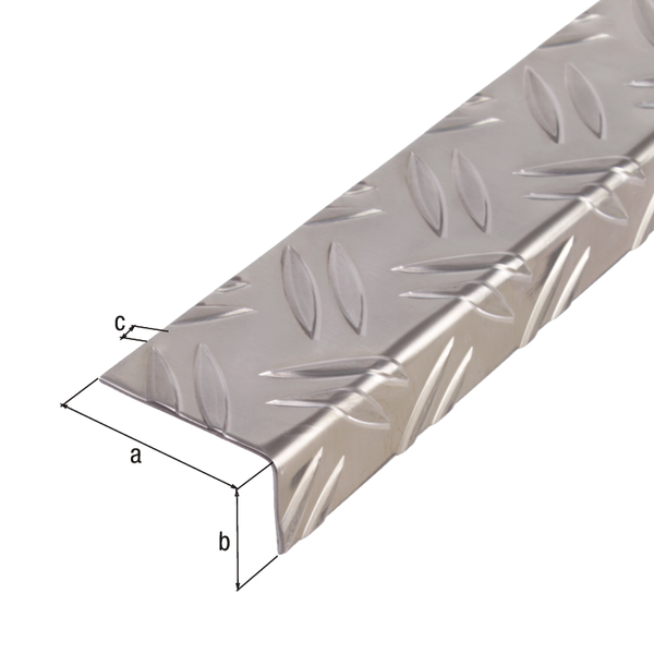 Profil kątowy przetłoczenie ryflowane 1000x43,5x23,5 mm