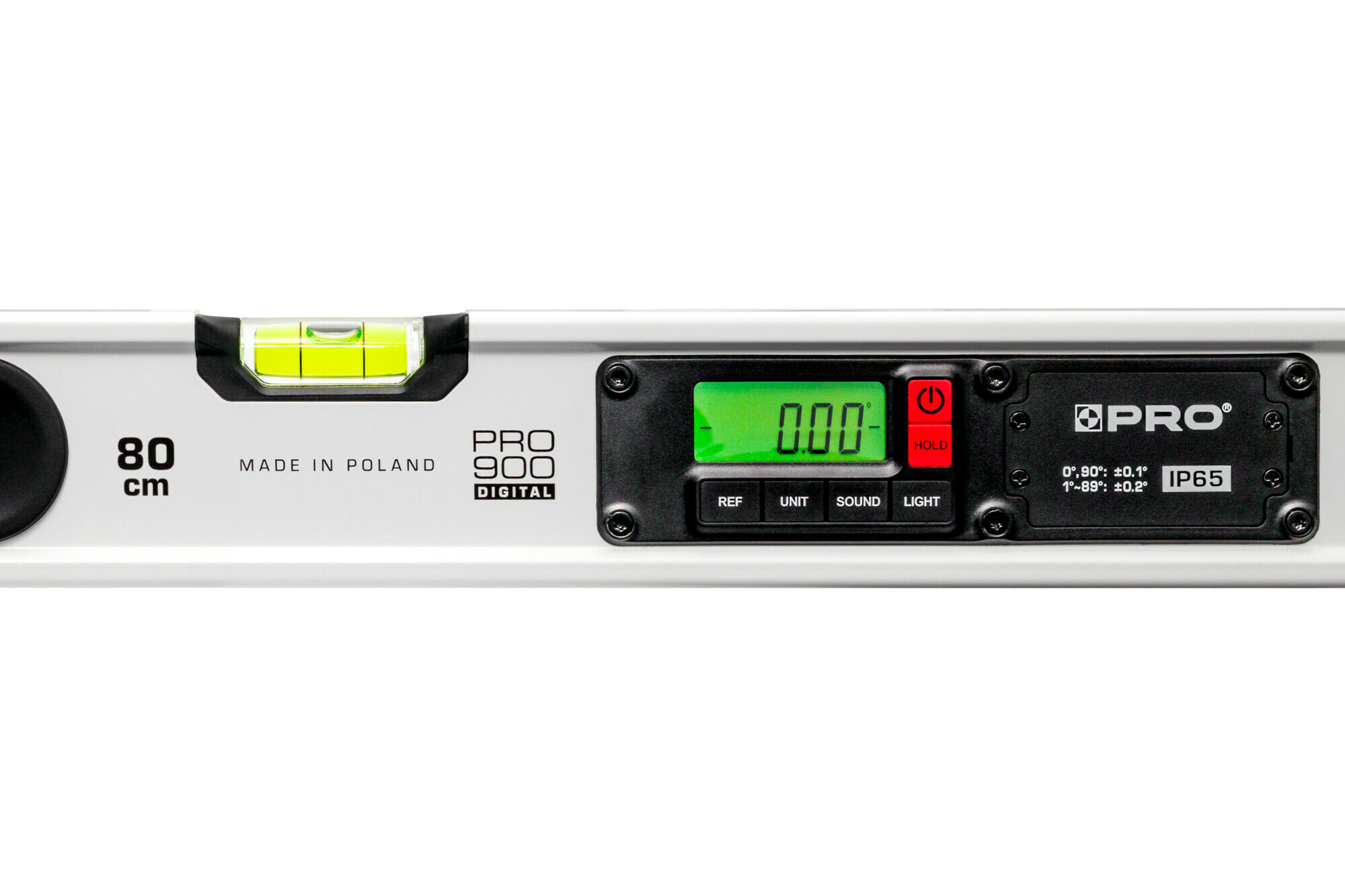Poziomnica elektroniczna z magnesami PRO900 Digital IP65 z pokrowcem 80 cm