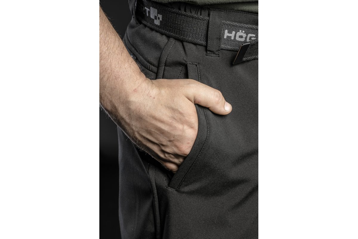 Spodnie softshell czarne ELDE HOGERT S (48)