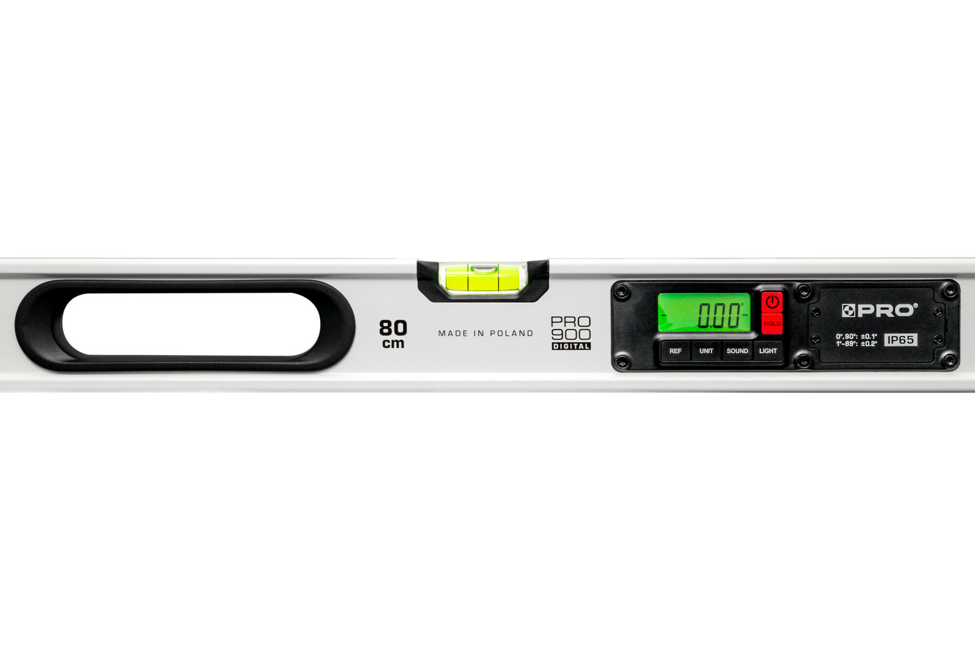 Poziomnica elektroniczna z magnesami PRO900 Digital IP65 z pokrowcem 80 cm
