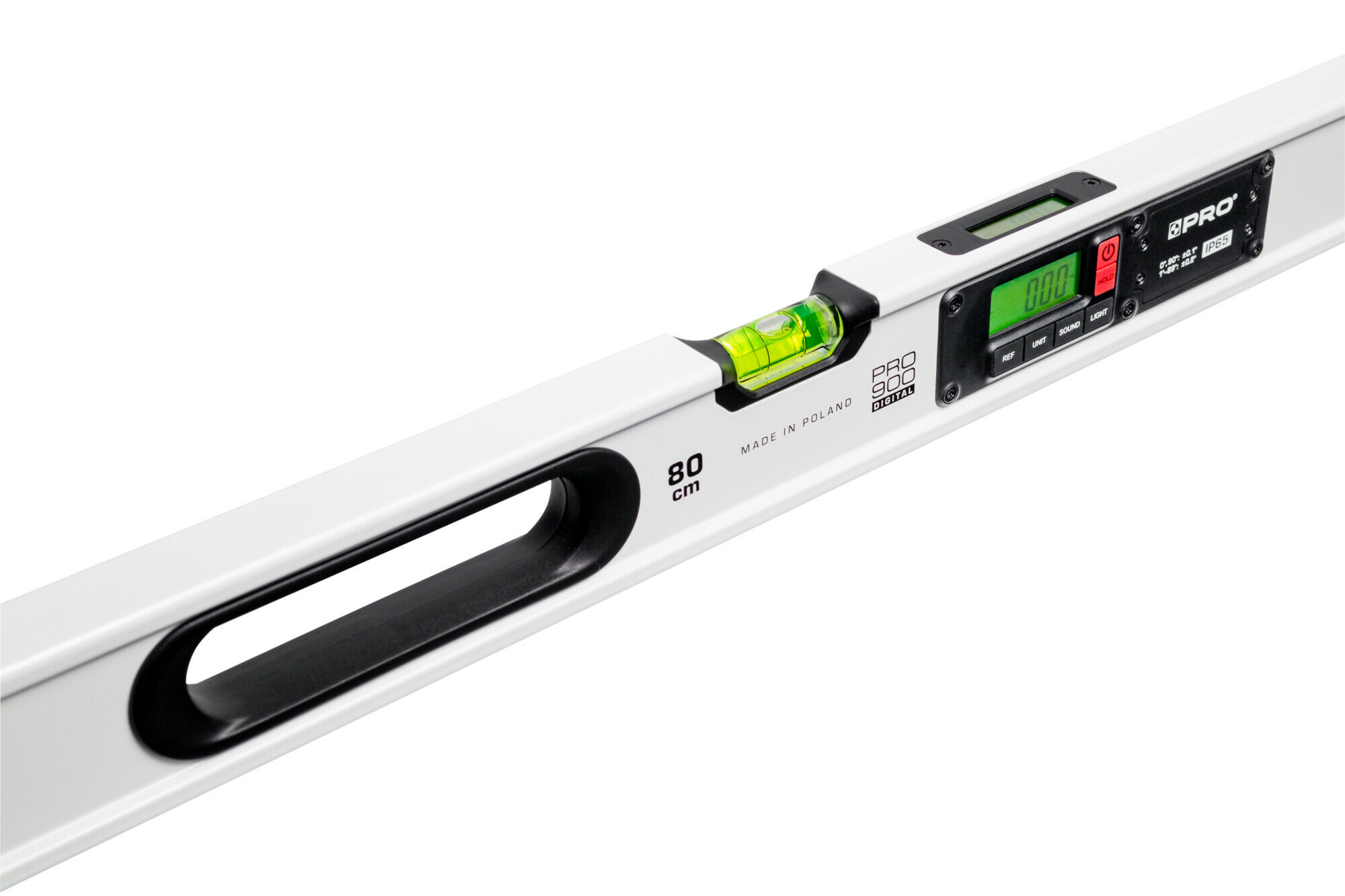 Poziomnica elektroniczna z magnesami PRO900 Digital IP65 z pokrowcem 80 cm