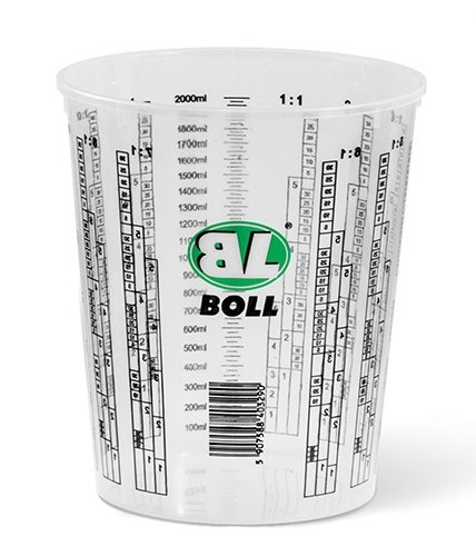 Pojemniki plastikowe z podziałką BOLL 2240 ml