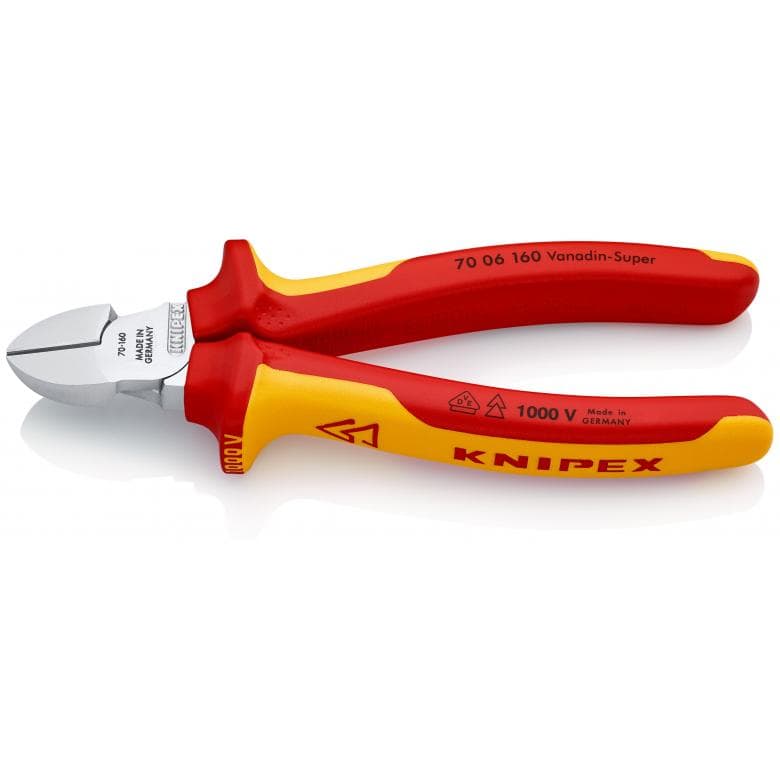 Szczypce tnące boczne 160 mm KNIPEX