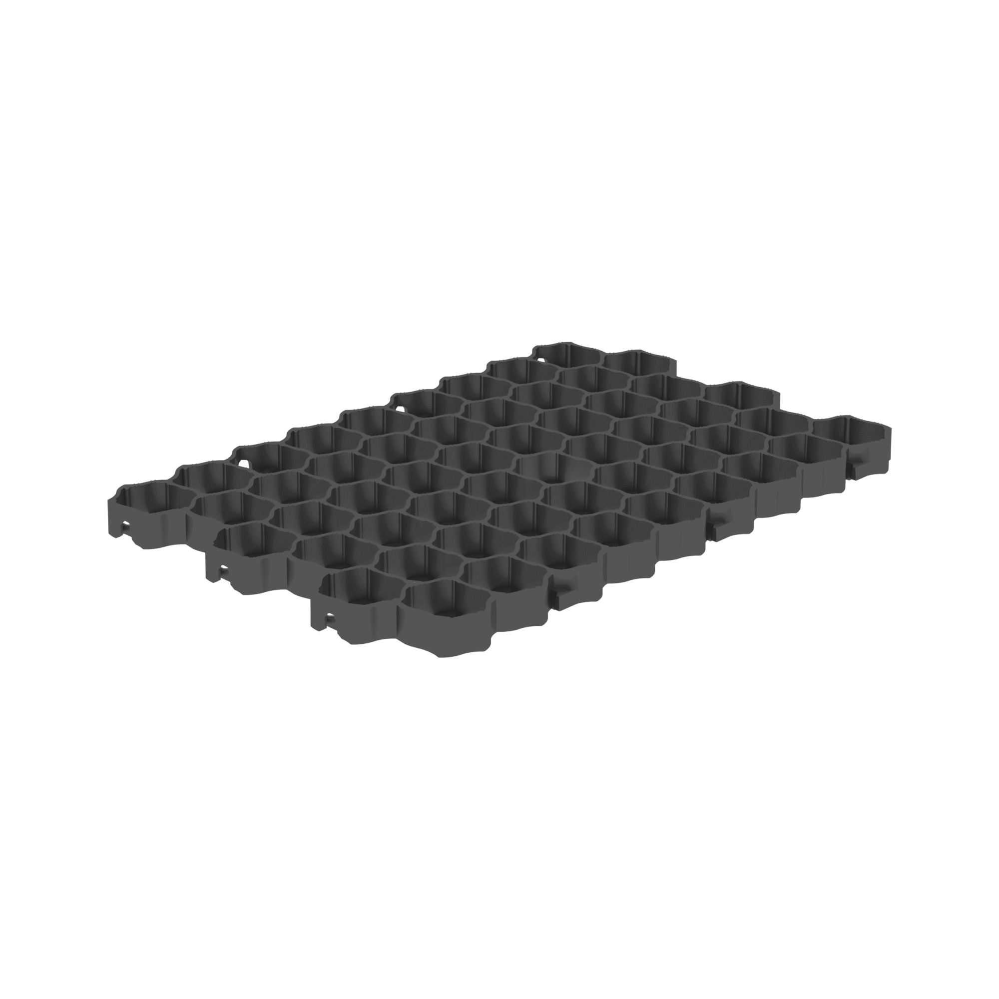 Krata ogrodowa 600x400x30 mm czarna EKOGRID