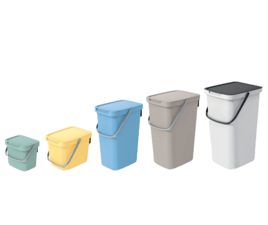 Kosz Systema Q kolor jasnozielony 25 l