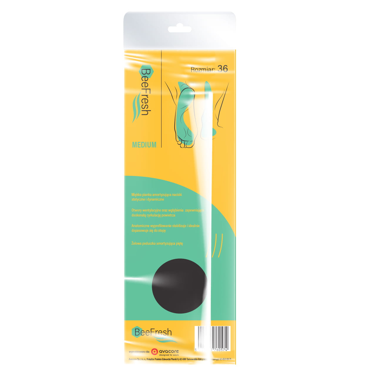Wkładka do obuwia Beefresh Medium r. 46