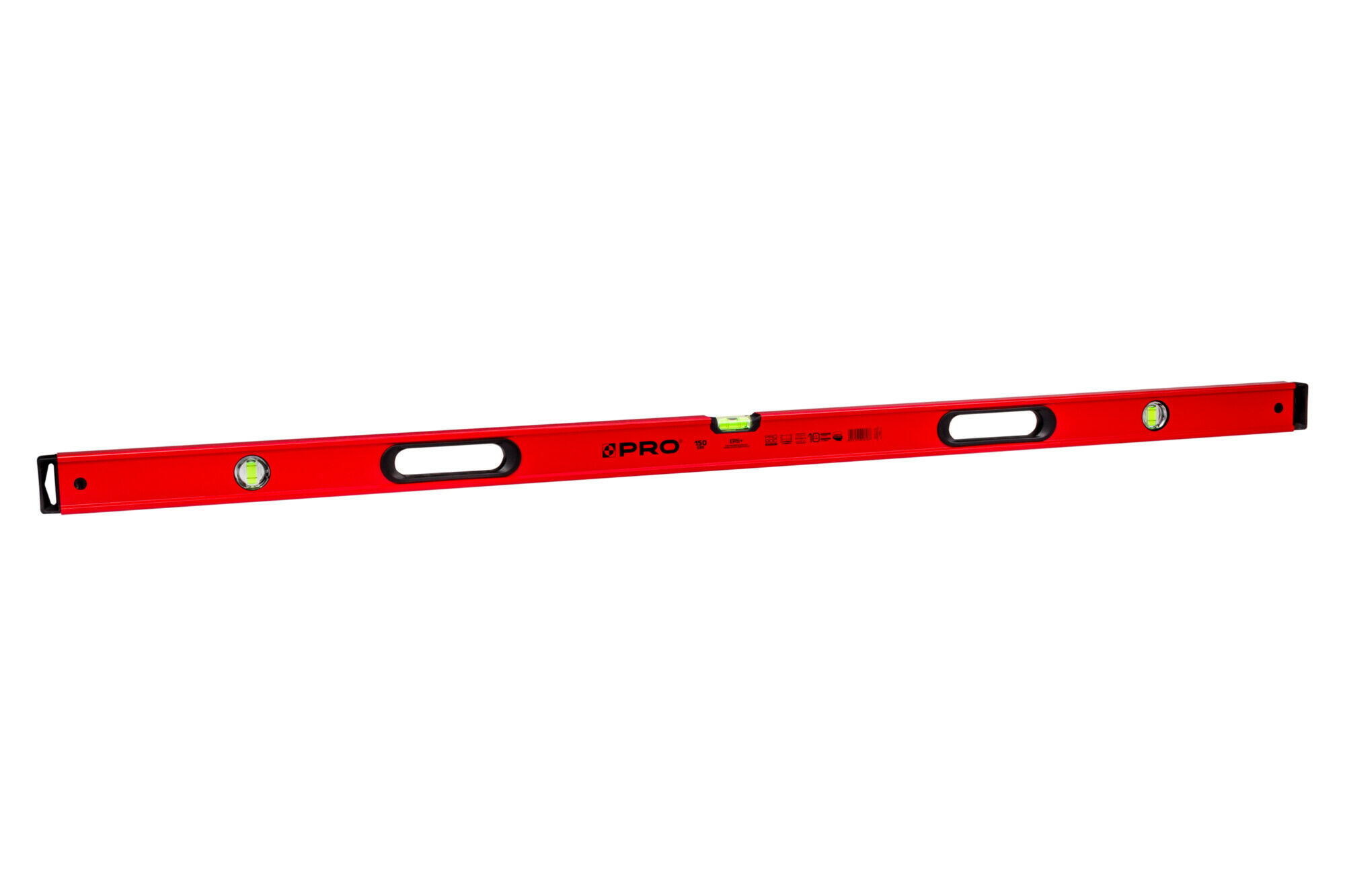 Poziomnica PRO900 HEAVY DUTY malowana czerwona z uchwytem 150 cm PRO