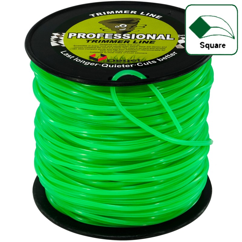 Żyłka do kosy 2,7 mm 100 m kwadrat
