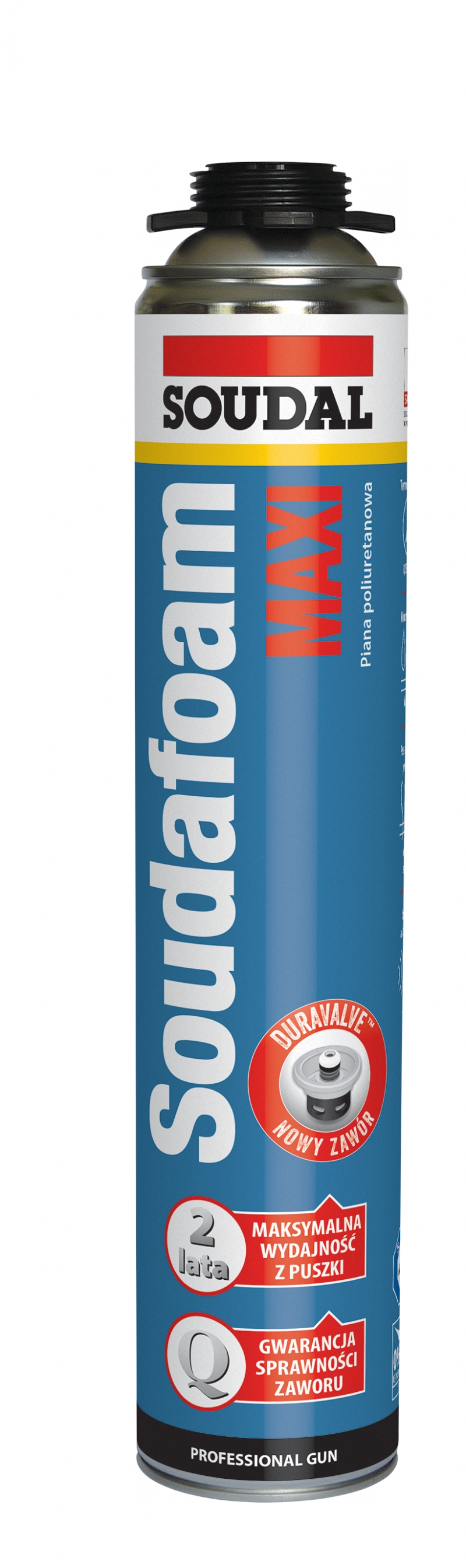 Piana montażowo-uszczelniająca SOUDAFOAM MAXI  870 ml