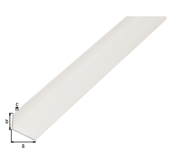 Profil kątowy PVC 1000x20x10x1,5