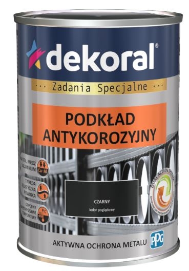 Podkład antykorozyjny czarny 0,9 l DEKORAL