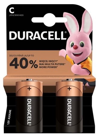 Baterie alkaliczne Duracell LR14 2 szt.