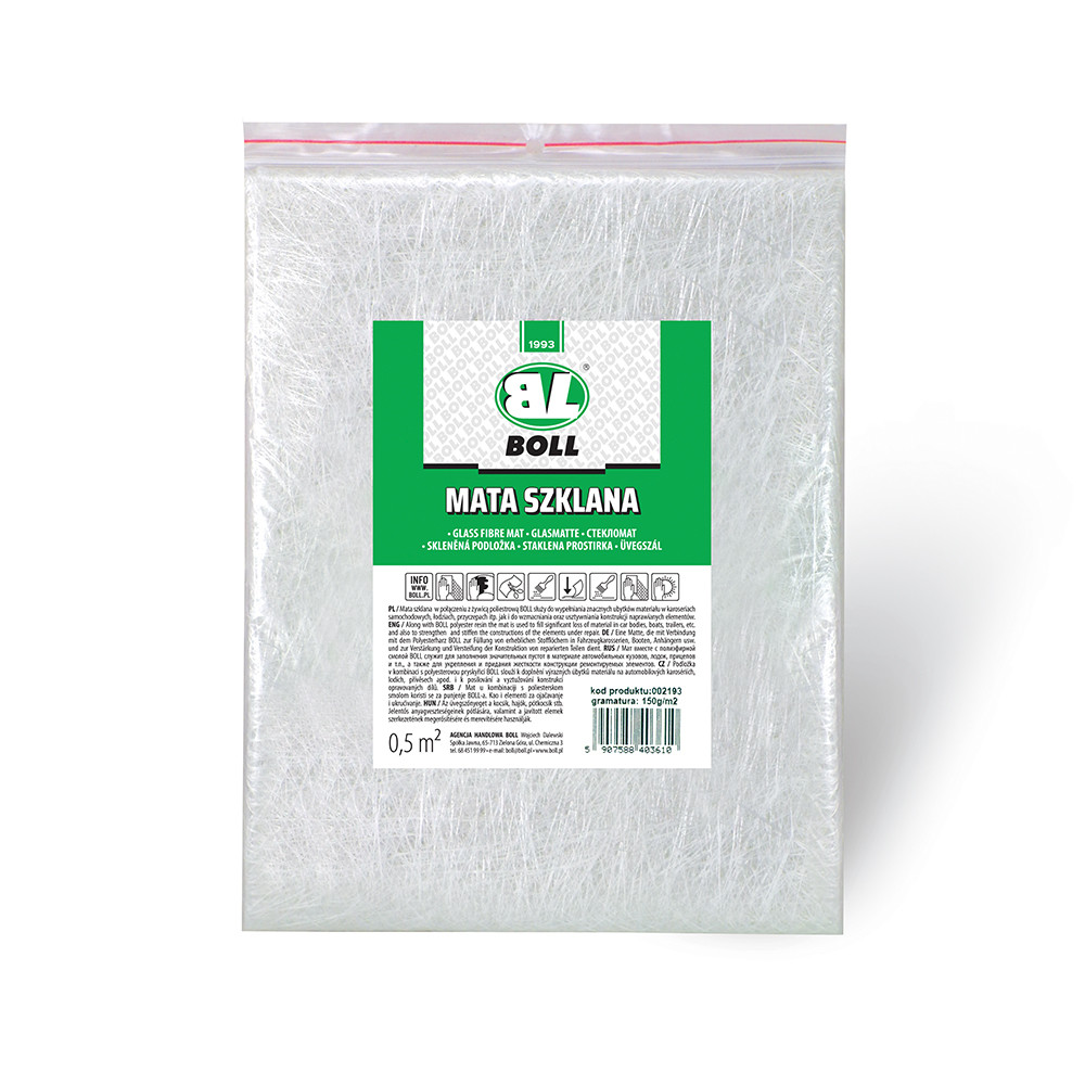 Mata szklana 150g/m2 0,5m2 BOLL