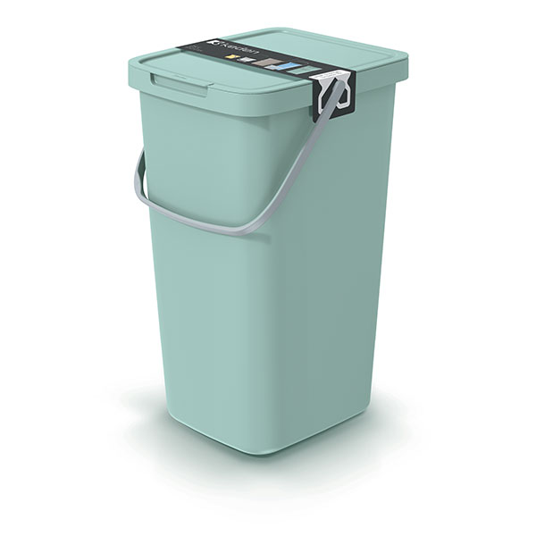 Kosz Systema Q kolor jasnozielony 25 l