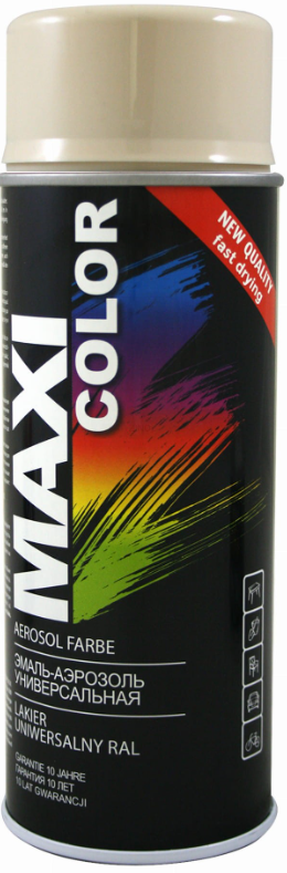 Spray MAXI COLOR  RAL 1015 Kość słoniowa 400 ml