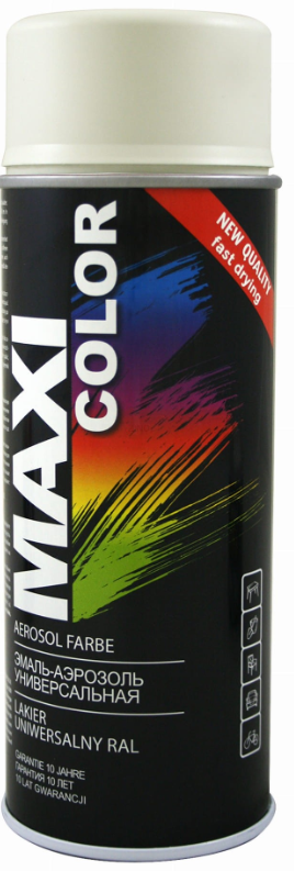 Spray MAXI COLOR RAL 9010 Biały Połysk 400 ml 