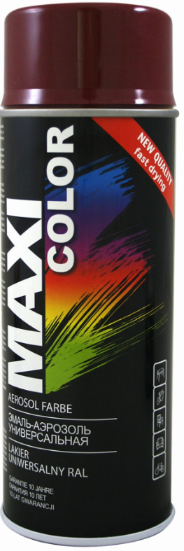 Spray MAXI COLOR  RAL 3005 Czerwony 400 ml 
