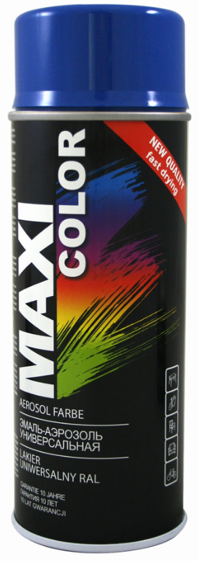 Spray MAXI COLOR  RAL 5010 Niebieski 400 ml 