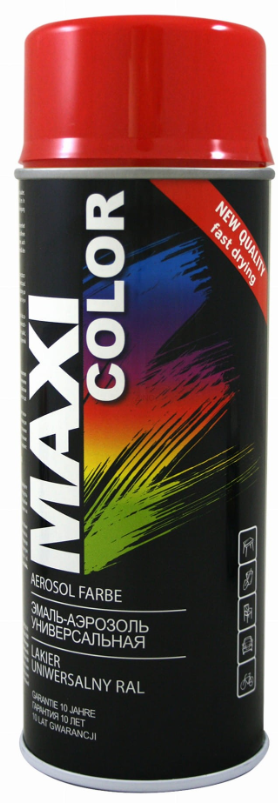 Spray MAXI COLOR  RAL 3000 Czerwony 400 ml 
