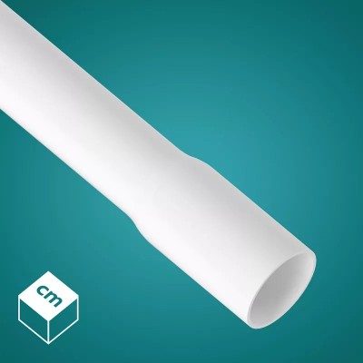 Rura elektroinstalacyjna średnica: 20; biała kielichowana