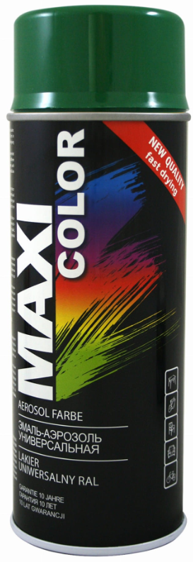 Spray MAXI COLOR  RAL 6002 Zielony 400 ml 