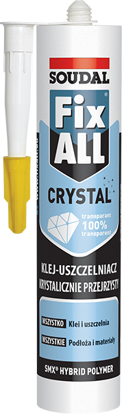 Klej uszczelniacz Fix ALL Crystal przezroczysty 290 ml SOUDAL
