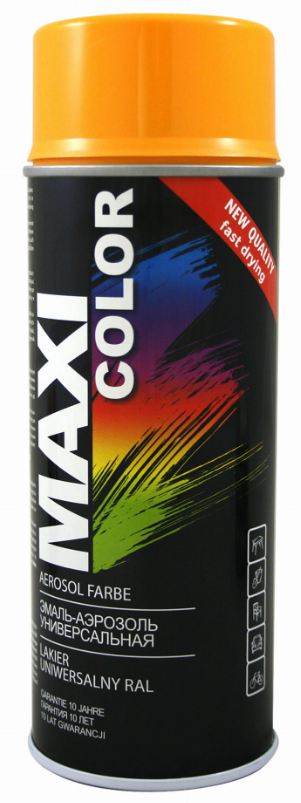 Spray MAXI COLOR  RAL 1028 Żółty 400 ml 