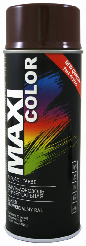 Spray MAXI COLOR RAL 8017 Brązowy 400 ml 